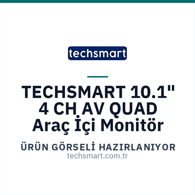TECHSMART TCH-4AV110 10.1" 4 CH AV QUAD Araç İçi Monitör icin urun gorseli hazirlaniyor