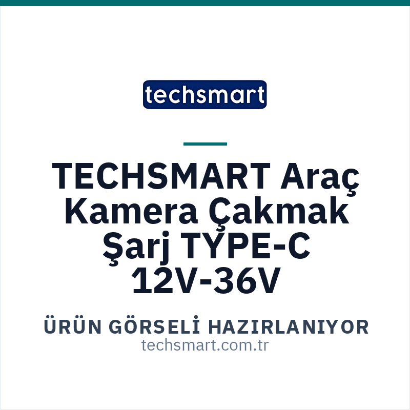 TECHSMART GHK-AKS-536 Araç Kamera Çakmak Şarj TYPE-C 12V-36V icin urun gorseli hazirlaniyor